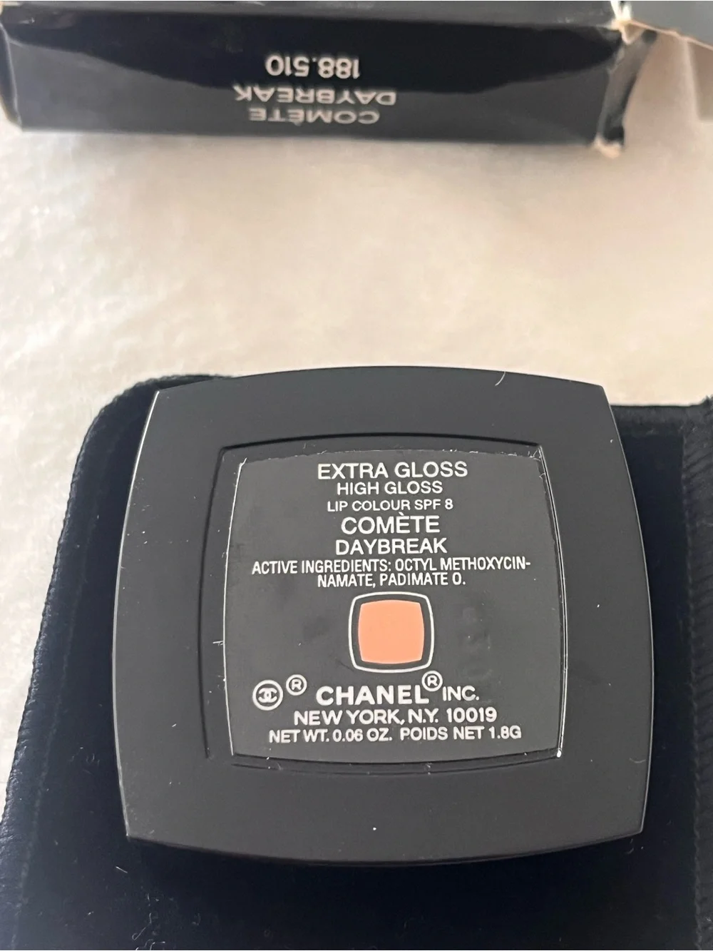 CHANEL Lip Gloss Balm in Peachy Orange